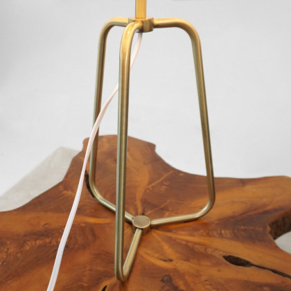 Ashcroft - Optima Marble Lampshade Table Lamp - Bronze