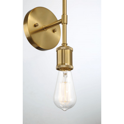 Ashcroft - Reverie Double Lights Bathroom Wall Sconce over Mirror Bedroom Hallway Entryway 5"W × 10.75"H × 5"E
