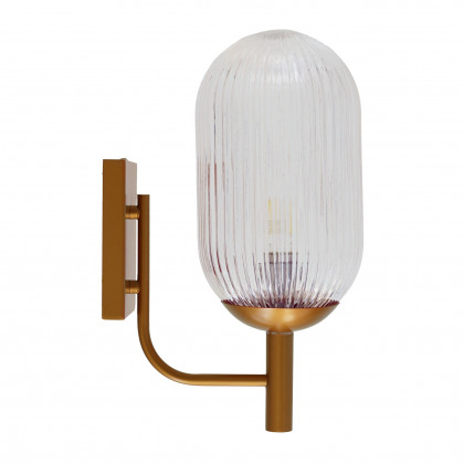 Ashcroft - Dewdrop Wall Lamp in Bronze and Clear