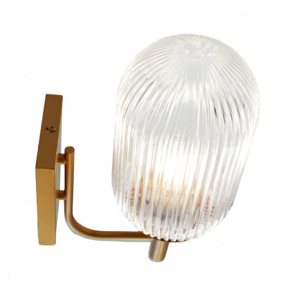 Ashcroft - Dewdrop Wall Lamp in Bronze and Clear