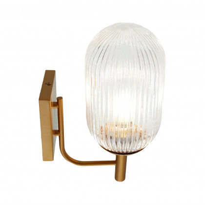 Ashcroft - Dewdrop Wall Lamp in Bronze and Clear