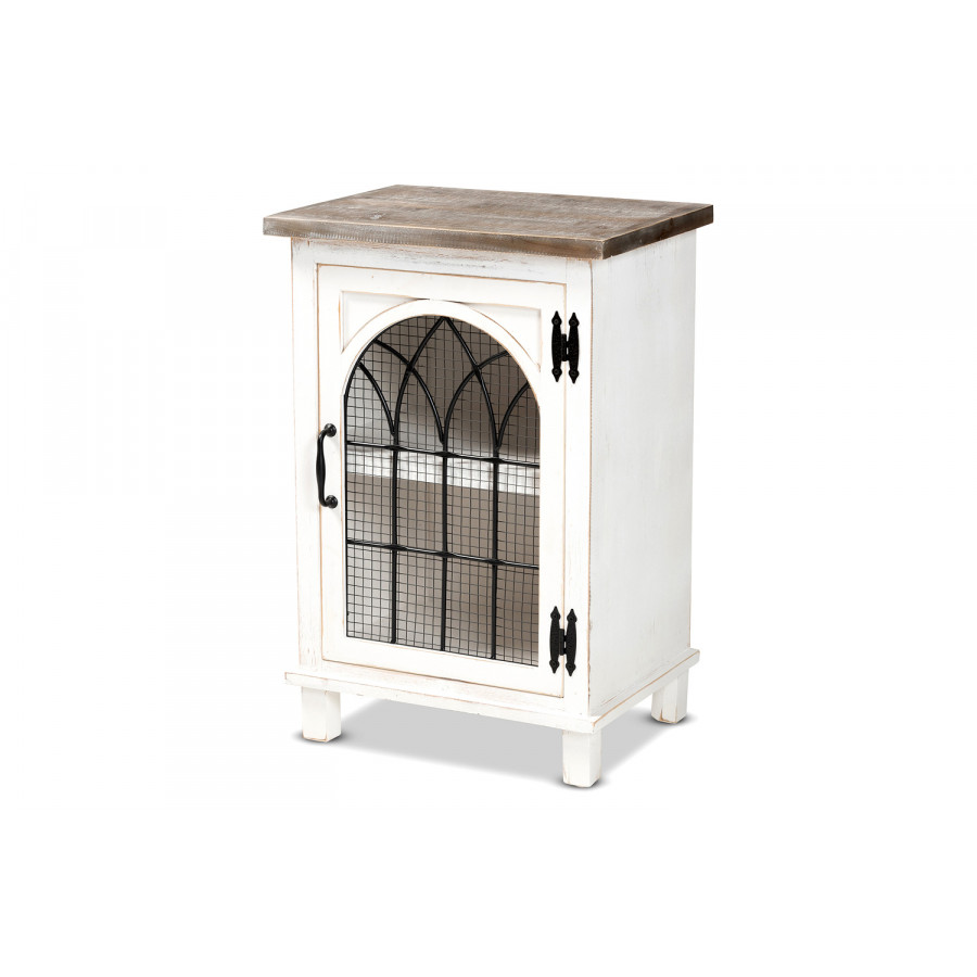 Baxton - Faron 1-Door End Table