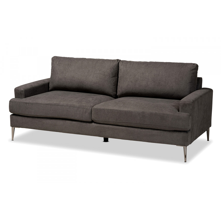 Baxton Davidson Modern Sofa - Gray