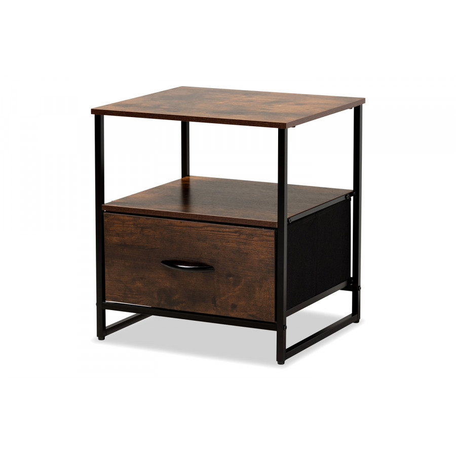 Baxton - Hakan Modern 1-Drawer Storage Cabinet