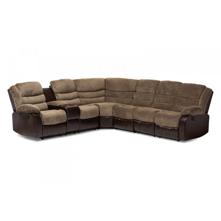 Baxton - Robinson Modern 7-Piece Sectional Sofa