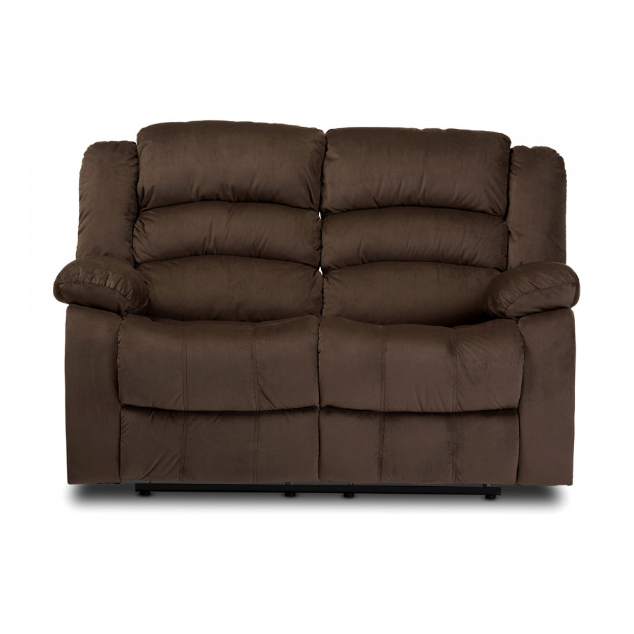 Baxton Hollace Modern Recliner - 2-Seater