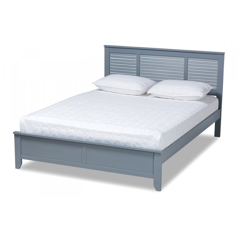 Baxton Adela Modern Full Size Platform Bed - Full Size