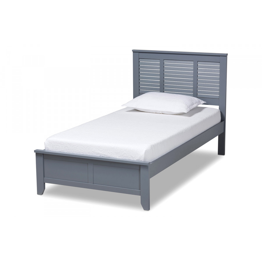 Baxton Adela Modern Twin Size Platform Bed - Twin Size