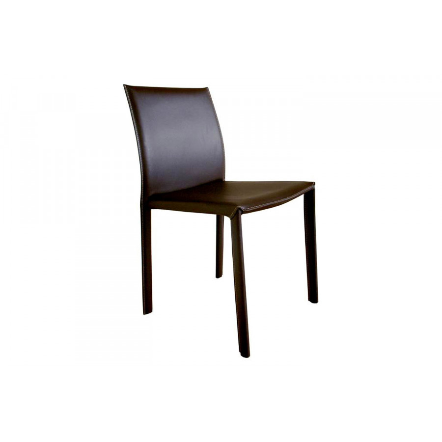 Baxton Dining Chair-Brown