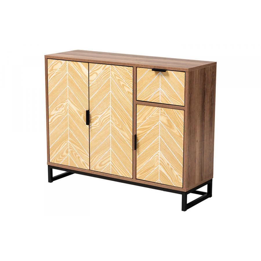 Baxton - Josephine Mid-Century Modern 3-Door Sideboard