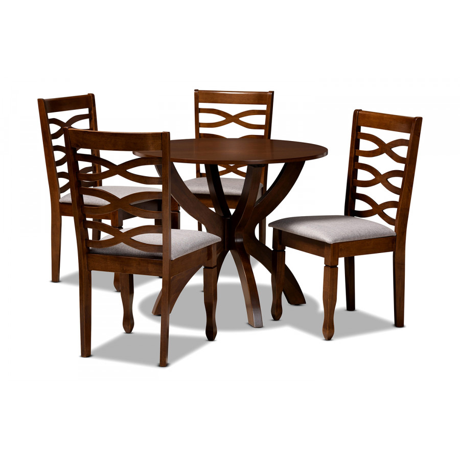 Baxton - Aspen Modern 5-Piece Dining Set
