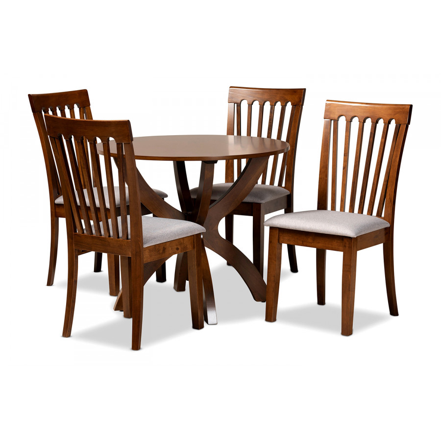 Baxton - Bailey Modern 5-Piece Dining Set