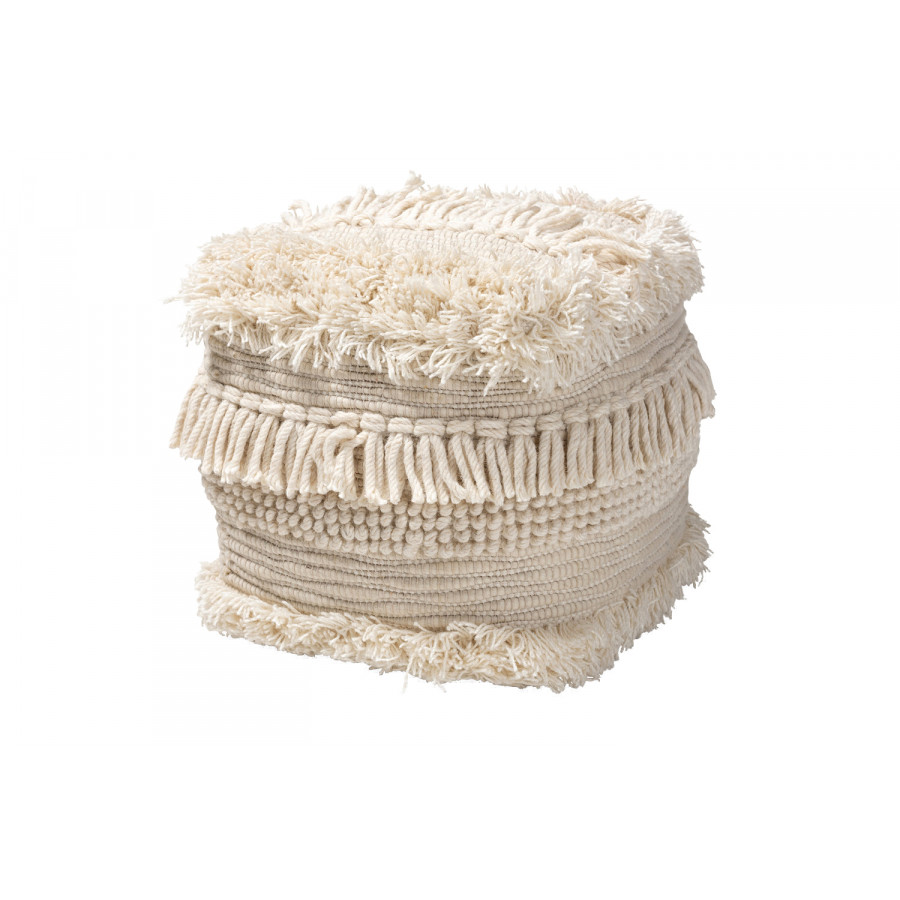 Baxton - Bartow Moroccan Inspired Pouf Ottoman