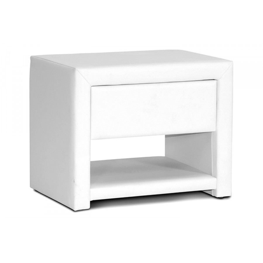 Baxton Massey Modern Nightstand - White