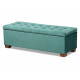 Teal Blue Velvet