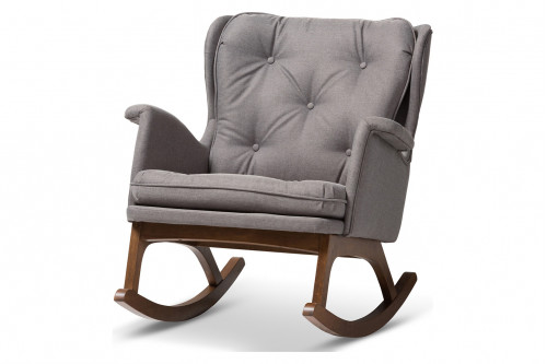 Baxton™ - Maggie Mid-Century Modern Rocking Chair