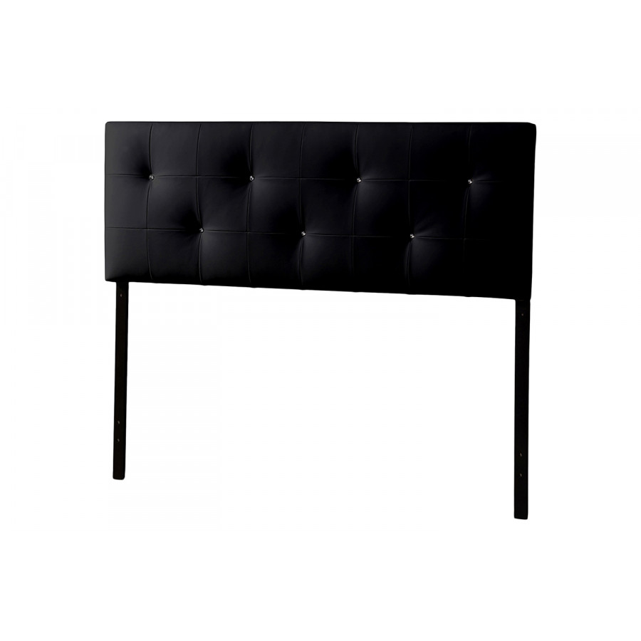 Baxton - Kirchem Modern Black Headboard Full Size