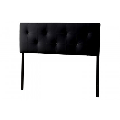 Baxton - Kirchem Modern Black Headboard Full Size