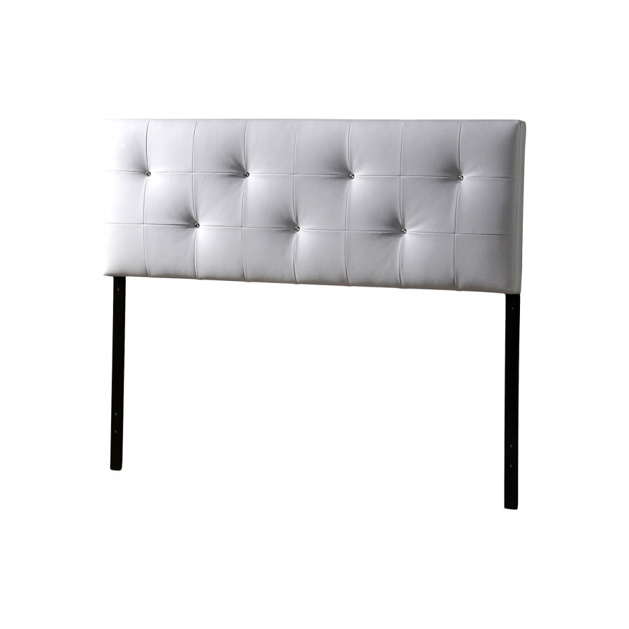 Baxton - Kirchem Modern White Headboard Full Size