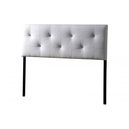Baxton - Kirchem Modern White Headboard Full Size