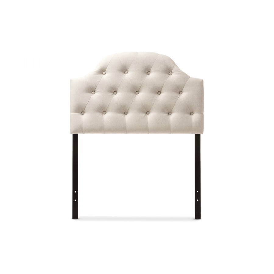 Baxton Morris Modern Headboard - Light Beige