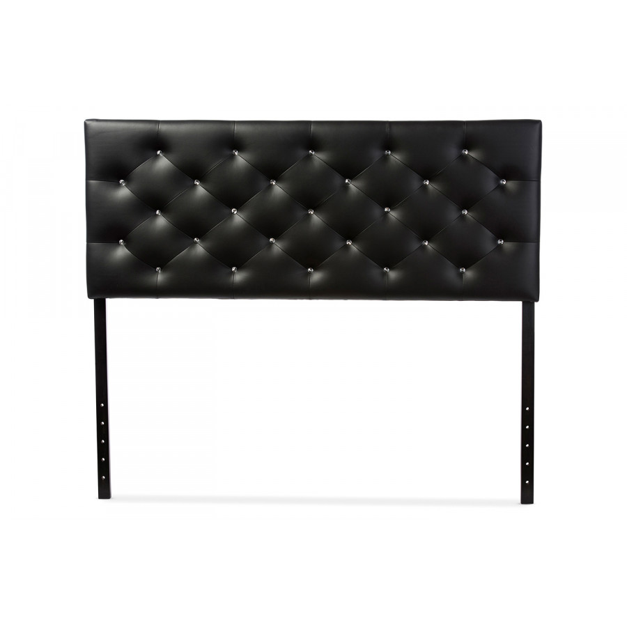 Baxton Viviana Modern Headboard Full Size - Black