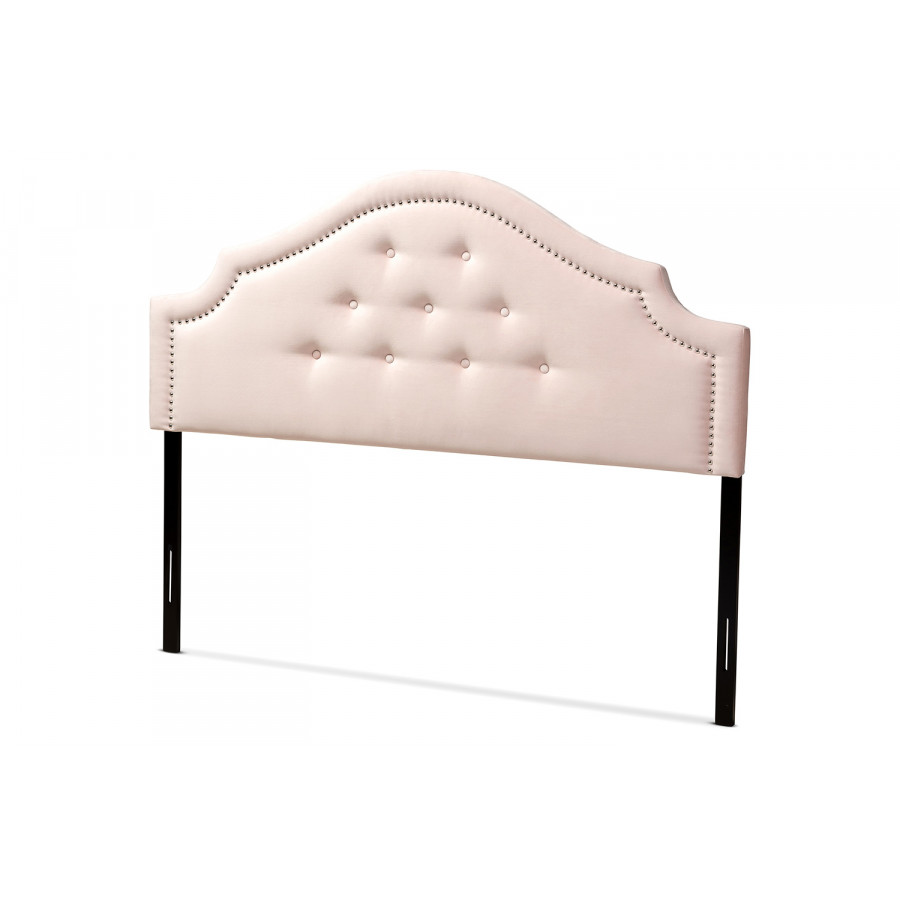 Baxton Cora Modern Headboard Full Size - Light Pink