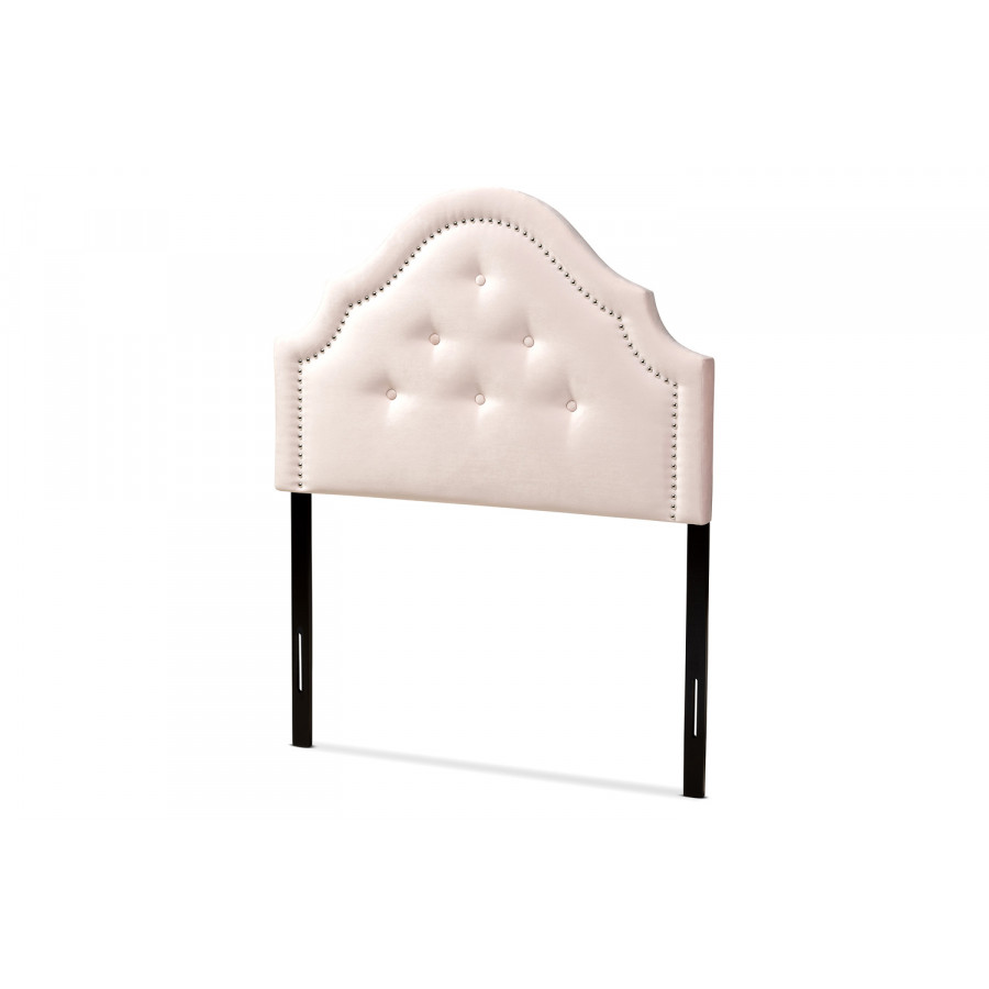 Baxton Cora Modern Headboard Twin Size - Light Pink