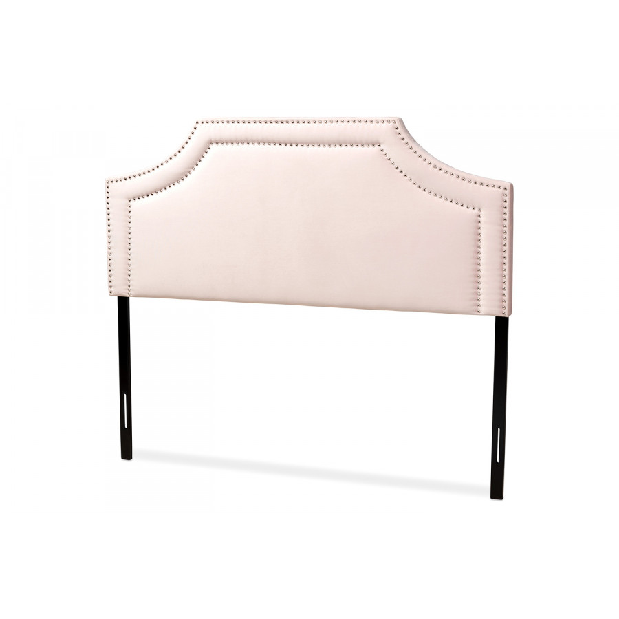 Baxton Avignon Modern Headboard Full Size - Light Pink