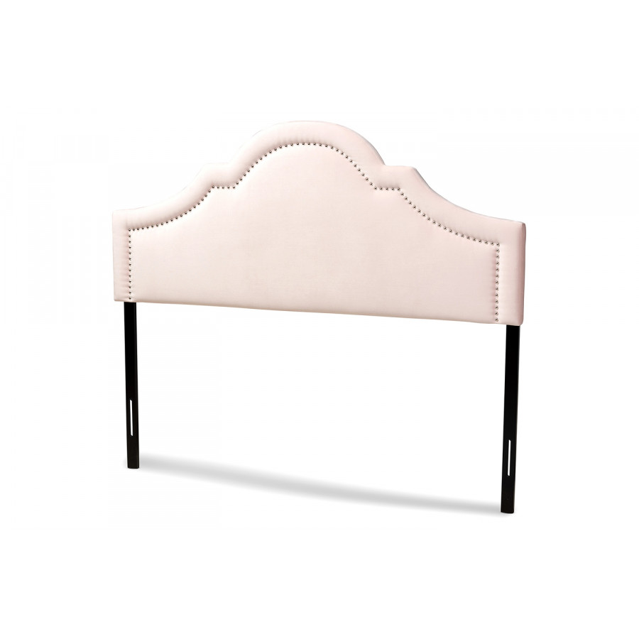 Baxton Rita Modern Headboard King Size - Light Pink