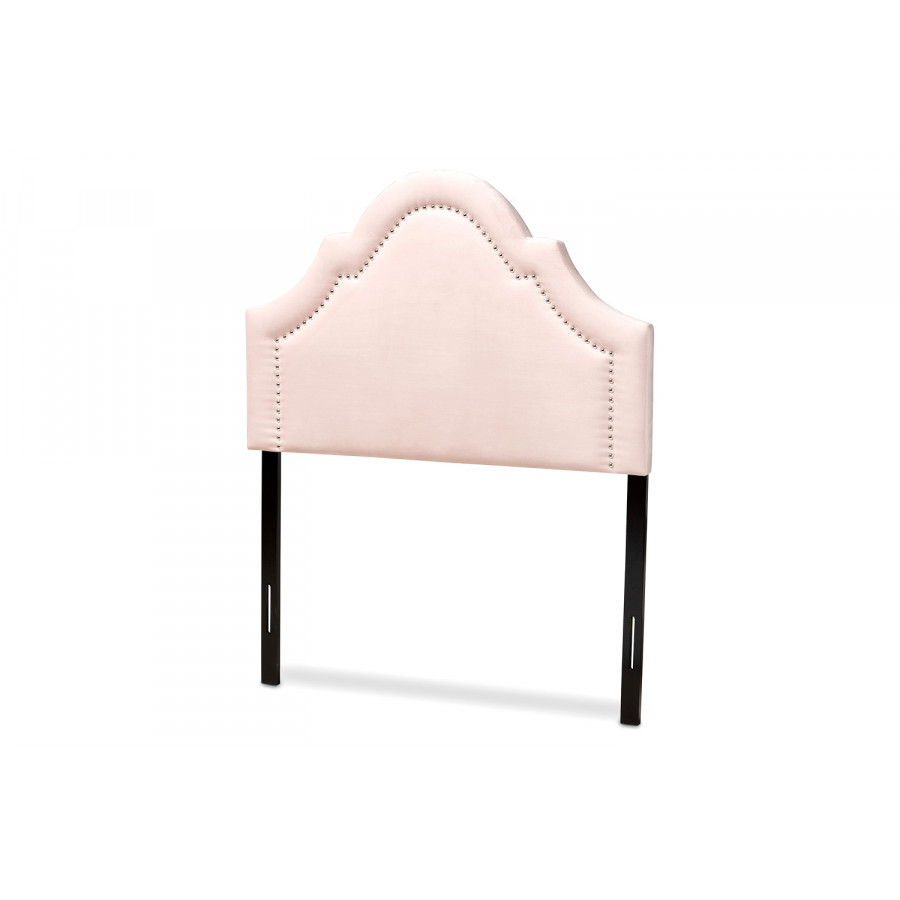Baxton Rita Modern Headboard Twin Size - Light Pink
