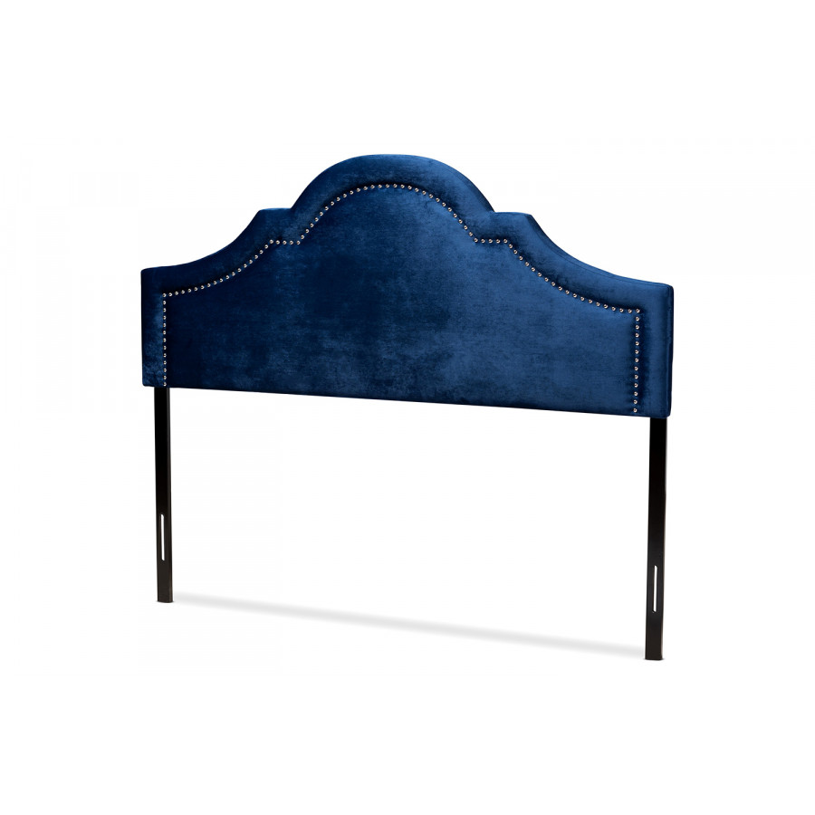 Baxton Rita Modern Headboard Full Size - Navy Blue