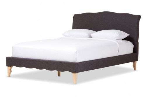 Baxton™ - Fannie French Classic Modern Platform Bed