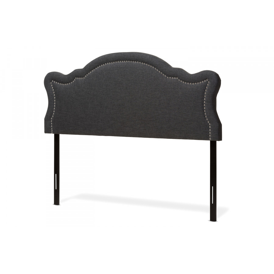 Baxton Avery Modern Headboard - Dark Gray