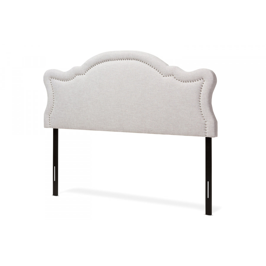 Baxton Avery Modern Headboard - Grayish Beige