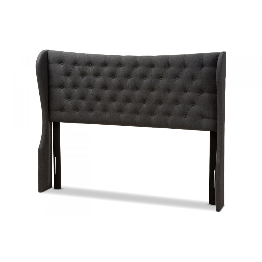 Baxton Cadence Modern Winged Headboard - Full Size
