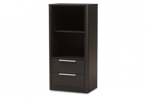 Baxton™ - Carlingford Modern 2-Drawer Bookcase