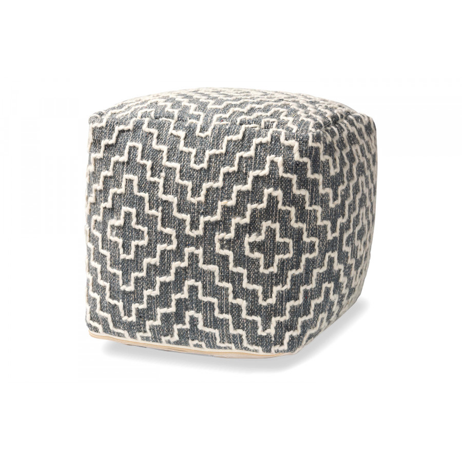 Baxton - Benjamin Modern Pouf Ottoman