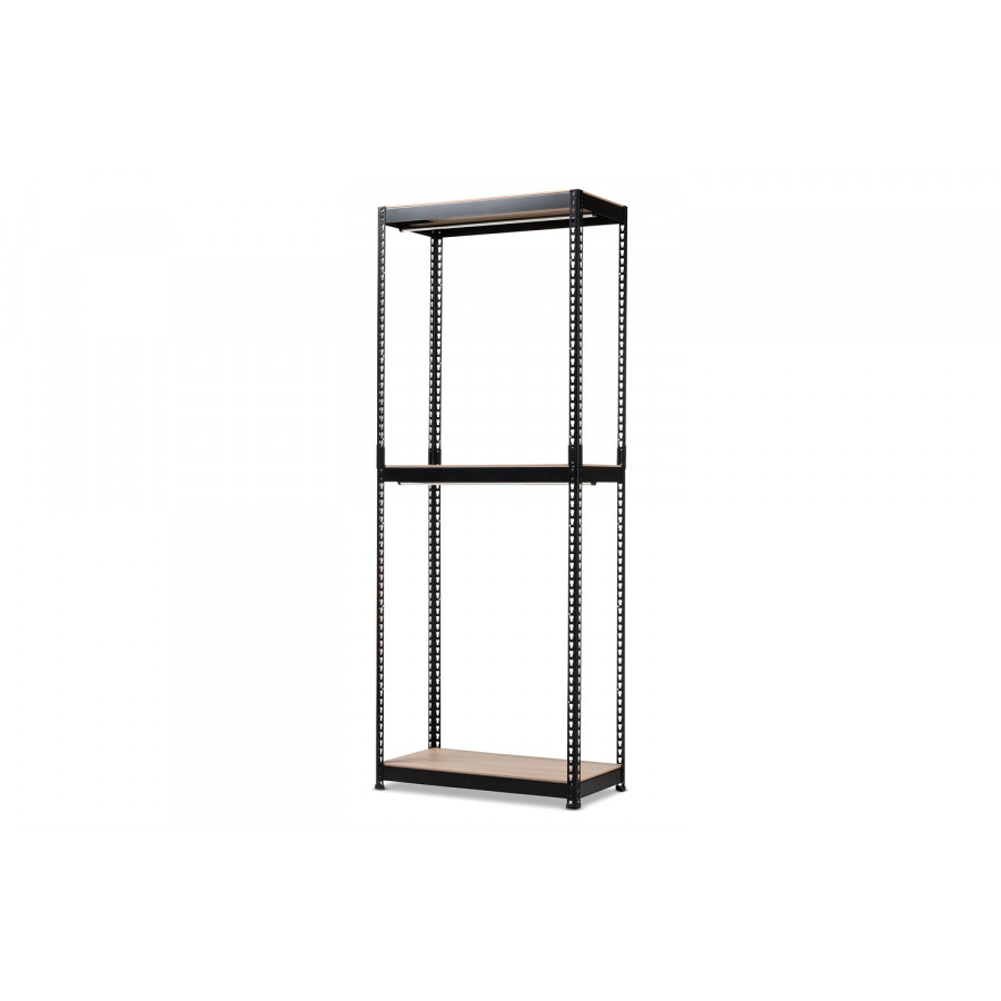 Baxton - Gavin 3-Shelf Closet Storage Racking Organizer