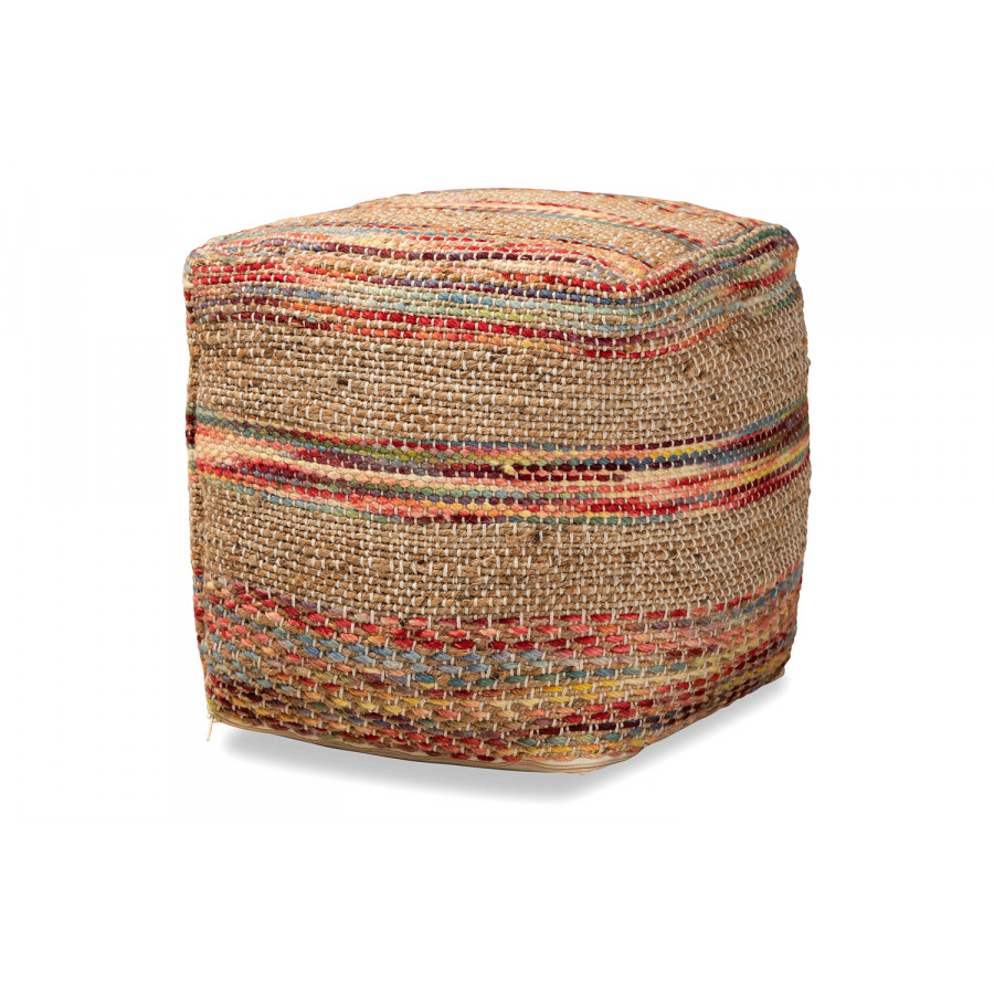 Baxton - Caiman Pouf Ottoman