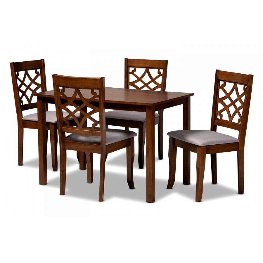 Baxton - Celina Modern 5-Piece Dining Set