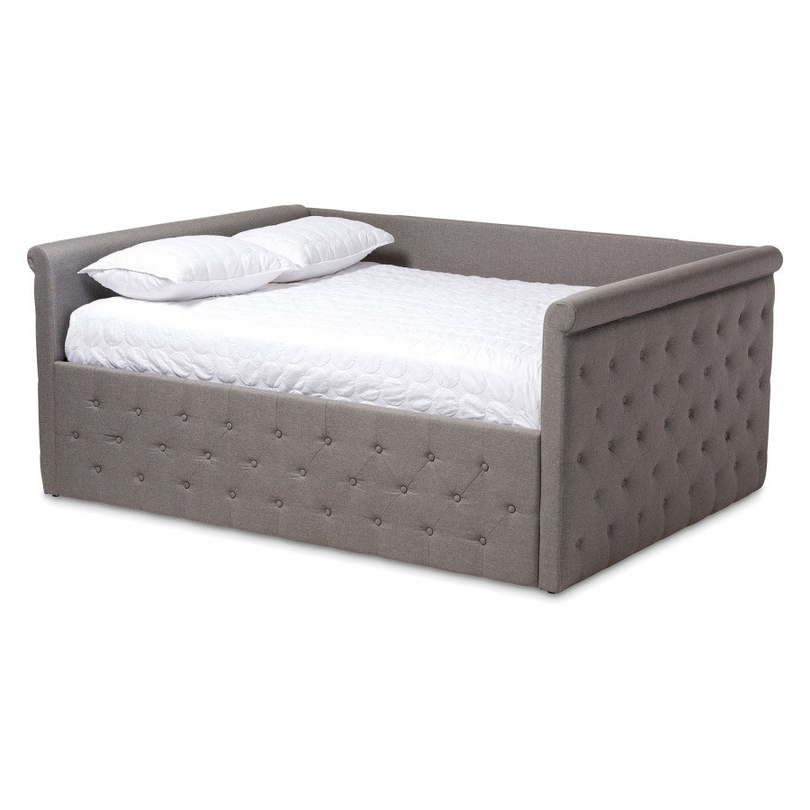 Baxton Amaya Modern Full Size Daybed - Gray