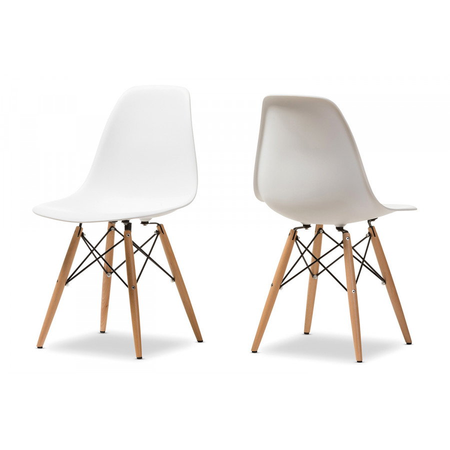 Baxton - AZZO Plastic Side Chair
