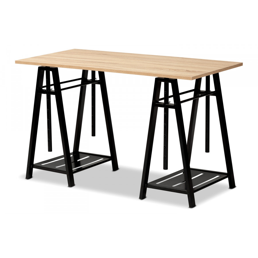 Baxton - Mary Modern Height Adjustable Desk