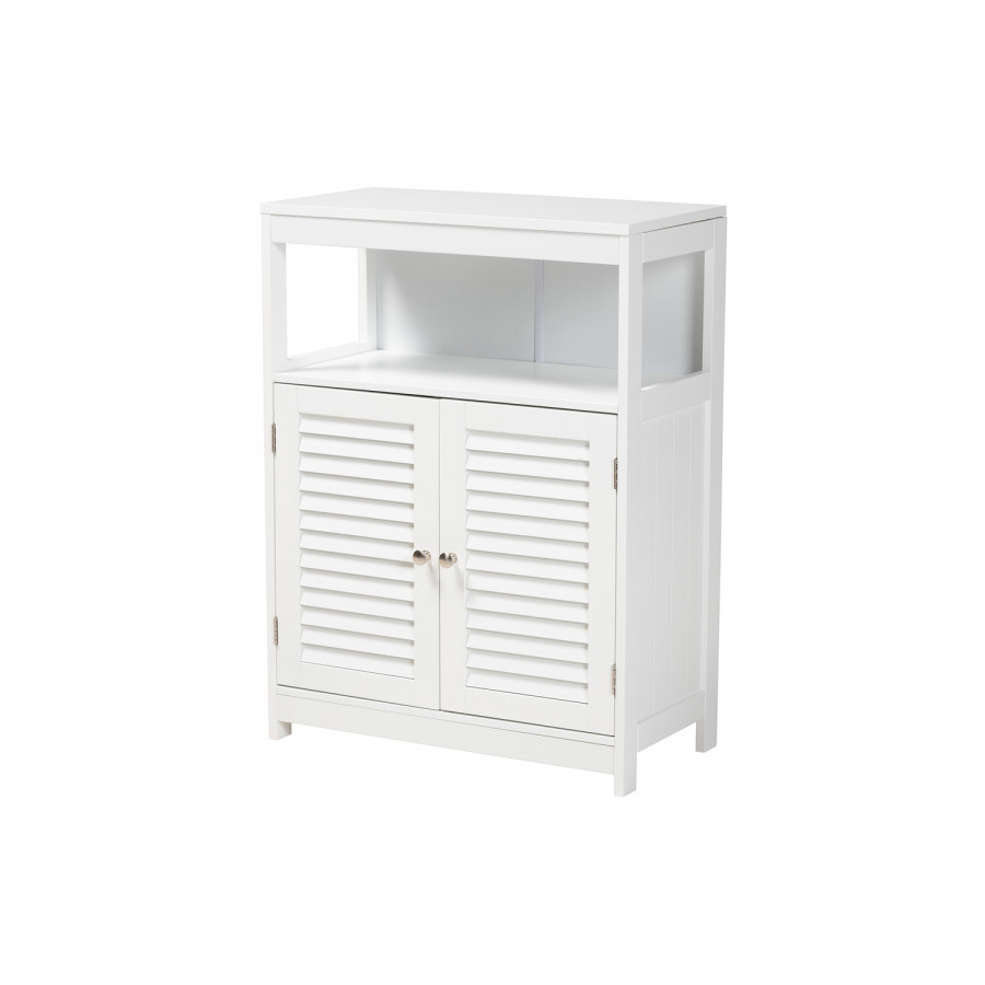 Baxton - Rivera Modern 2-Door Bathroom Storage Cabinet
