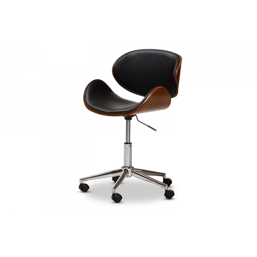 Baxton - Ambrosio Modern Adjustable Swivel Office Chair