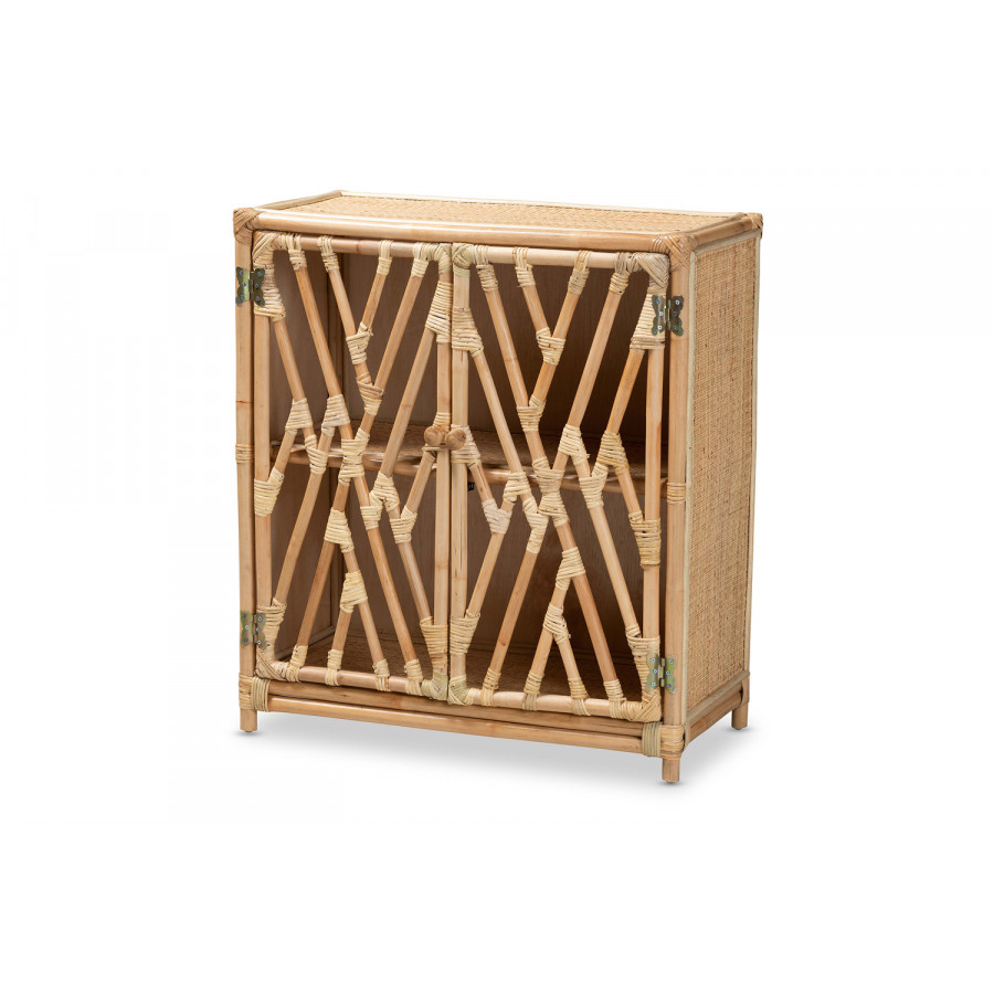 Baxton - Shena Modern 2-Door Storage Cabinet