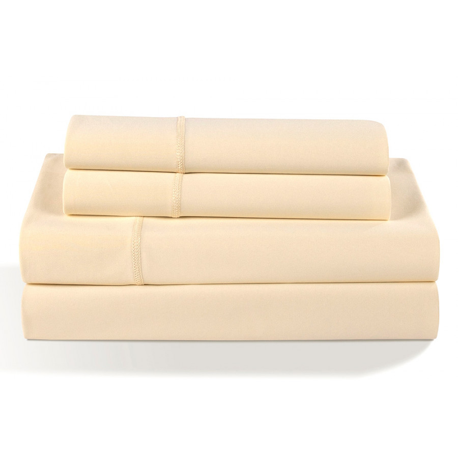 Bedgear Dri-Tec Sheet Set - Champagne, Split King/Split California King Size