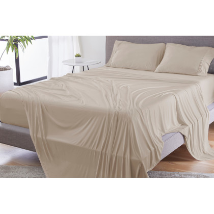 Bedgear Dri-Tec Sheet Set - Medium Beige, King/California King Size