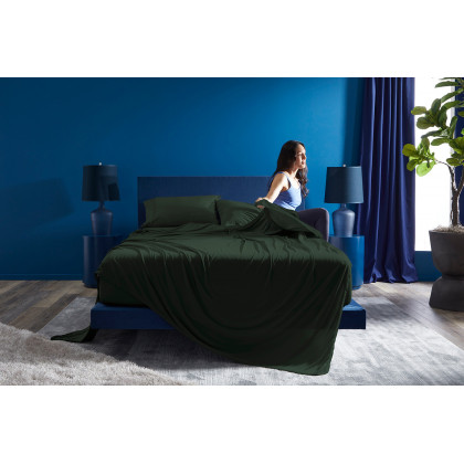 Bedgear Dri-Tec Sheet Set - Forest Green, King/California King Size